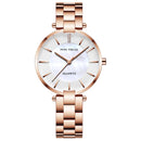 MINI FOCUS MF0224L Elegant Dress Analog Clock Metal Strap Fashion Women Watch Quartz Watch