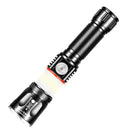 WARSUN 528 T6 USB Rechargeable Flashlight Zoomable Flashlight COB Work Light Surrounding Light Tail Strong Magnetic Work Lamp Camping Hunting Travel Emergency Lantern