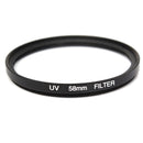 58mm UV FLD CPL Polarizing ND4 Filter Kit With Lens Hood Cap For Canon Sony Camera