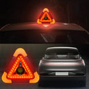 Portable COB LED Work Light Multi-function Triangle Warning Traffic Lamp Camping Searchlight