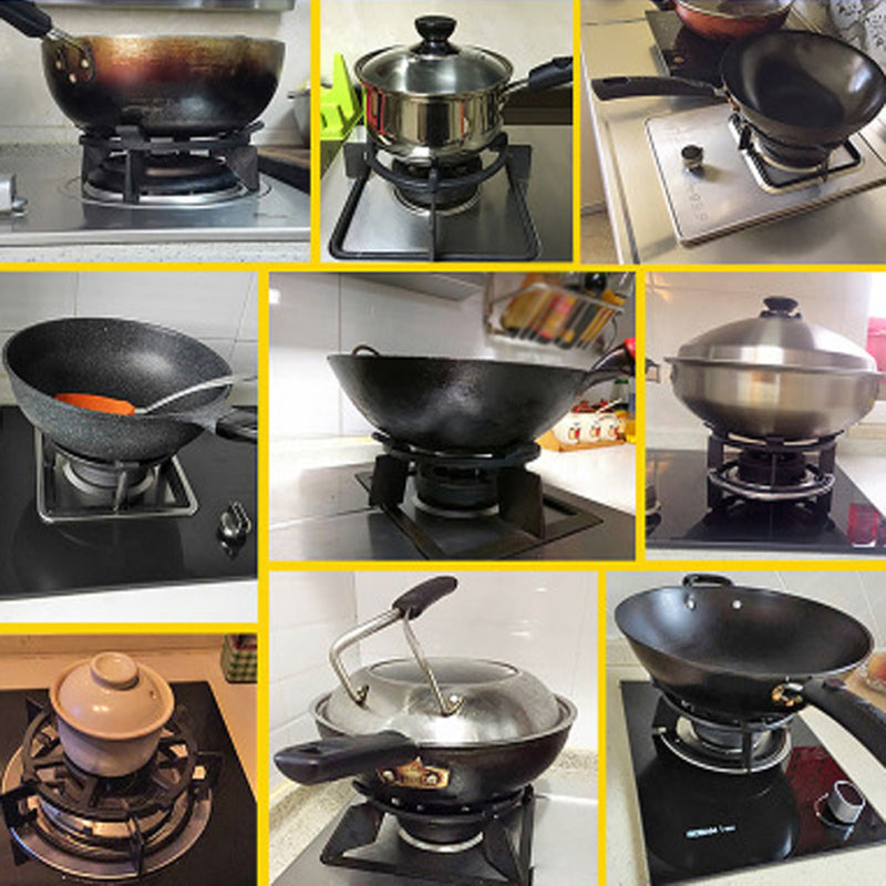 Universal Cast Iron Wok Stand Support/Stand for Burners Fits 99% Gas Hobs And Cookers Kitchen Storage Rack
