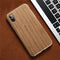 Floveme Natural Wood Grain Texture Soft TPU Case For iPhone X