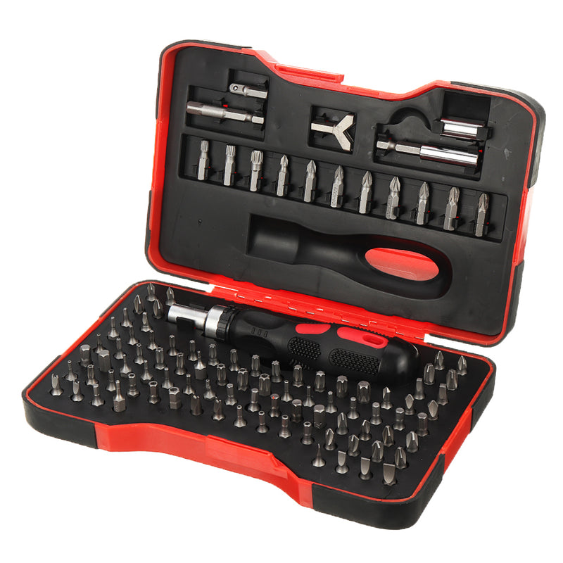 Minleaf ML-RS1 101Pcs Ratchet Screwdriver 6.35mm Screw Driver Set Household DIY Driver Tool
