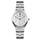 SKMEI 9132 30M Water Resistant Calendar Ladies Wrist Watch Stainless Steel Band Quartz Watches