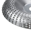Drillpro 100mm Curve Extreme Shaping Disc Tungsten Carbide Wood Carving Disc Grinder Wheel Abrasive Disc Sanding Rotary Tool for 100 115 Angle Grinder