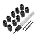 4pcs or 13pcs 3/8 Inch Spot Welding Drill Bit Separate Remover Rotating Double Sided Spot Weld Cutter Set
