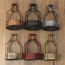 Iron Vintage Ceiling Light Fitting Lamp Bulb Net Bottom Shape Cage Bar Cafe Lampshade