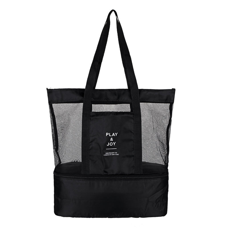 Double Layer Insulation Bag Picnic Lunch Box Tote Thermal Storage Beach Pouch Lunch Bag