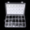 600Pcs Metal C-Type Circlip Retaining Snap Ring Circlip Assortment Kit with Box