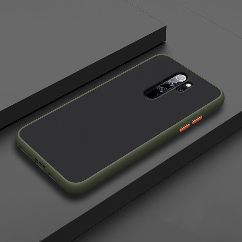 For Xiaomi Redmi Note 8 Pro Case Bakeey Armor Shockproof Anti-fingerprint Matte Translucent Hard PC&Soft TPU Edge Protective Case
