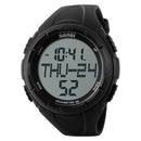 SKMEI 1122 Digital Watch Men Rubber Band Pedometer Outdoor Sport Men Wrist Watch
