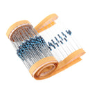 600pcs 1/4W 10K Ohm Resistor +/- 1% 1/4w 10KR Ohm Metal Film Resistors 0.25W Watt Color Ring Resistance Carbon Film