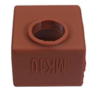5pcs MK10 Coffee Color Silicone Protective Case For Heating Aluminum Block 3D Printer Part Hotend