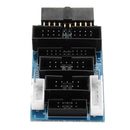 10pcs Multi-Function Switching Board Adapter Support J-LINK V8 V9 ULINK 2 ST-LINK Emulator STM32