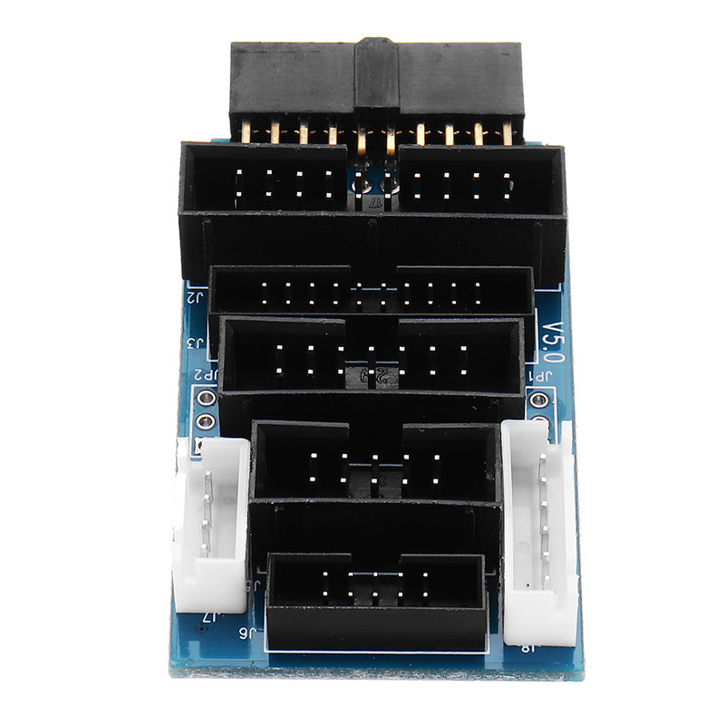10pcs Multi-Function Switching Board Adapter Support J-LINK V8 V9 ULINK 2 ST-LINK Emulator STM32
