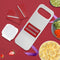 XYJ-007 Multifunctional Stainless Steel Cutter Slicer Vegetable Cutter With Three Replaceable Blades