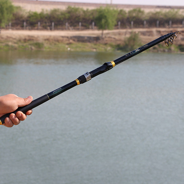ZANLURE 1 Pcs 2.1/2.4/2.7/3m Telescopic Fishing Rod Carbon Fiber Fishing Pole Outdoor Fishing Tool