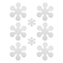 8Pcs Snowflake Shape Anti Skid Waterproof Bath Tub Treads Bathroom Stickers Decorations