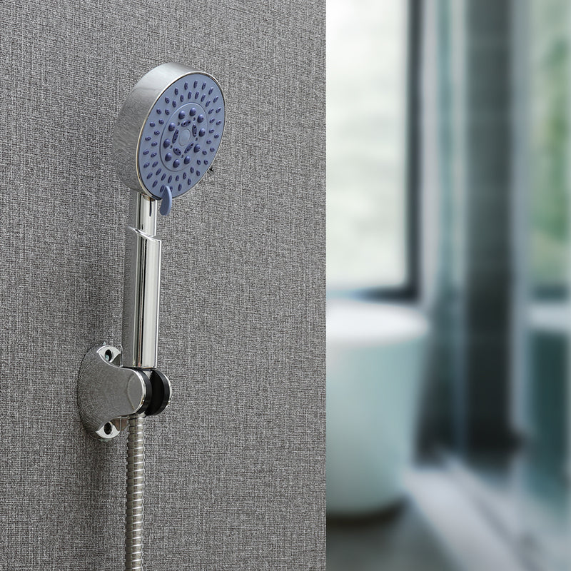 5 Gear Adjustment Shower Head Home Bathroom Rain Shower With Shower Hose