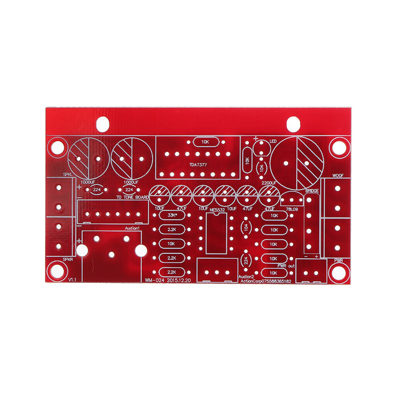 TDA7377 2.1ch Amplifier Single Power Computer Super Bass 2.1 Amplifier Board 3 Channel Sound Amplifier DIY Kit