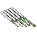 Drillpro 5pcs 6mm Straight Shank Router Bit 3-6mm Cutting Diameter Woodworking Milling Cutter