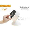 EU Plug WiFi IP 1080P Camera Infrared Home Security Camera Support 128G SD Card/ Motion Detect/ Night Vision/Two-Way Talk/ Cloud Storage