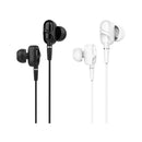 HOCO M62 3.5mm In-ear Stereo Earphone Dual Drive Headphones with Mic for iPhone Samsung