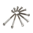 M6 Titanium Ti Socket Bolt Cap Screw 10 15 20 25 30 40 50 55 60 65mm x1mm