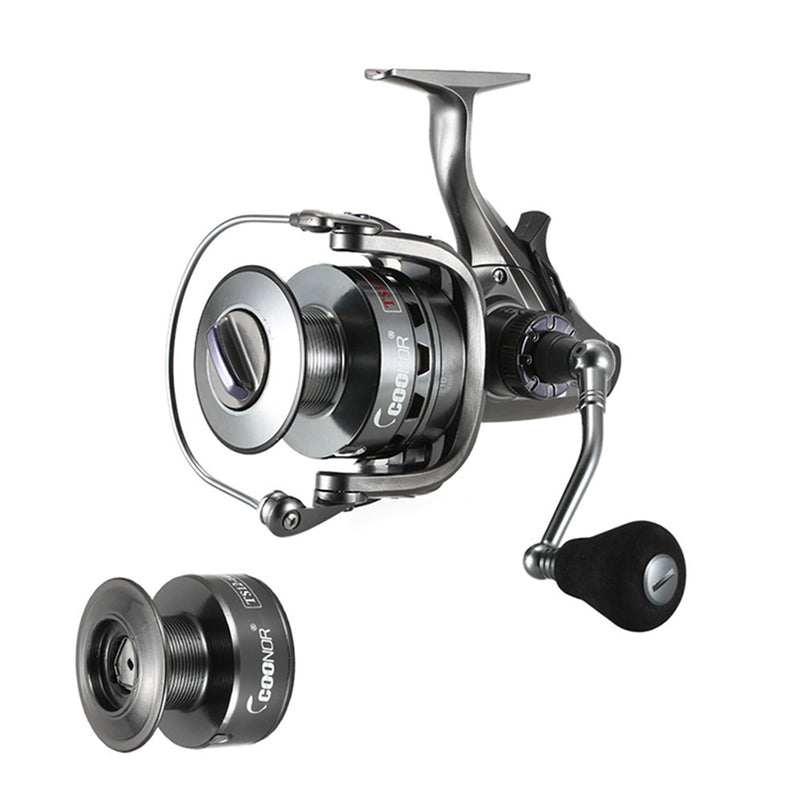 Bobing Coonor TS 4000/6000 Spinning Fishing Reel Doule Unloading Speed Spools Saltwater Pesca Wheel