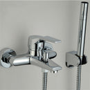 Modern Bathroom Tap Tub Shower Faucet Wall Mount Shower Head Bath Faucet Valve Mixer
