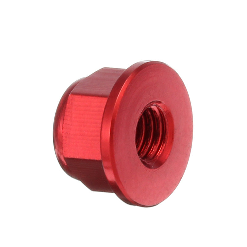 Suleve M3AN7 10Pcs M3 Flange Nylon Nut Self-locking Nut Multi-color Aluminum Alloy