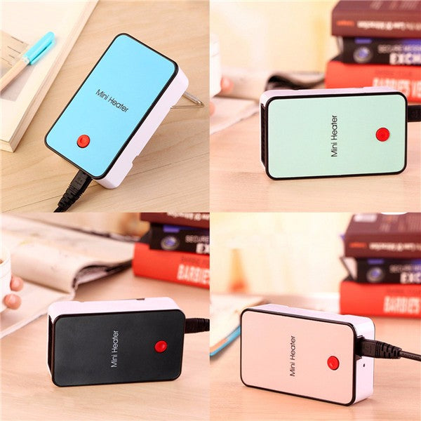 Portable Mini Handheld Electric Winter Heater Desktop Air Fan Warmer