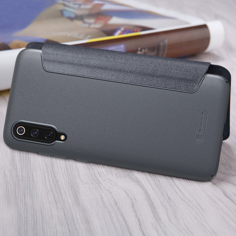 NILLKIN Shock-proof Flip PU Leather Full Body Cover Protective Case for Xiaomi Mi9 Mi 9 / Xiaomi Mi9 Transparent Edition