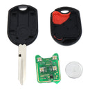 4 Buttons Car Keyless Entry Remote Key Fob Uncut Blade For Ford Focus