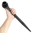 5 Sizes Spanner Scaffold Podger Ratchet Site Ratcheting Socket Wrench Tools