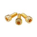 Suleve M5AH1 50Pcs Titanium Plated M5 Hex Socket Cap Head Screws Alloy Steel 12.9 Grade Screw Bolt M5*12