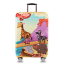 Honana Tourism Theme Elastic Luggage Cover Trolley Case Cover Warm Travel Suitcase Protector