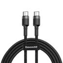 Baseus 60W 3A QC3.0 PD2.0/Type C to Type C Fast Charging Data Cable For Macbook iPad Pro Oneplus 6T