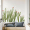 Miico FX82030 2PCS Wall Sticker Hand-Painted Cactus Creative Decorative Wall Sticker Home Decoration Sticker