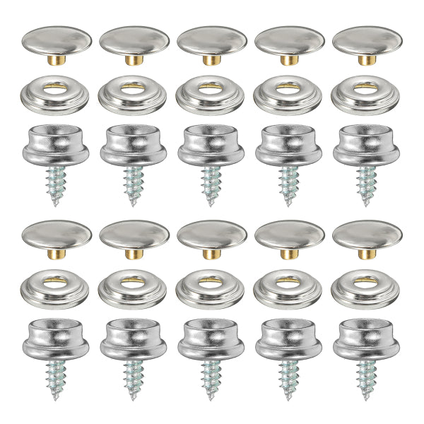 10Set Snap Fastener Screws For Boat Marine Canvas Cover