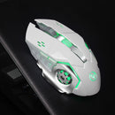 HXSJ M70 2.4GHz 2400DPI Wireless Rechargeable Gaming Mouse Ergonomic Optical Mouse