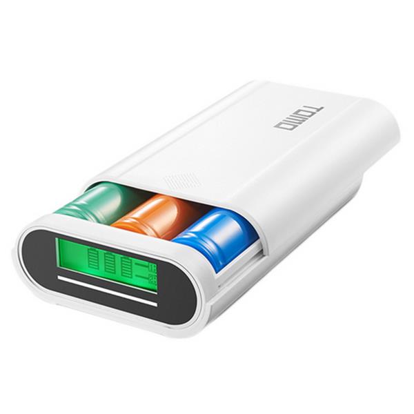 TOMO M3 3pcs 18650 Batteries Charging Station Power Bank Case Diy Box