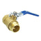 TMOK 3/8" 1/2" 3/4" Brass Ball Valves Two Piece Inline Lever Handle BSP Male x Female Thread