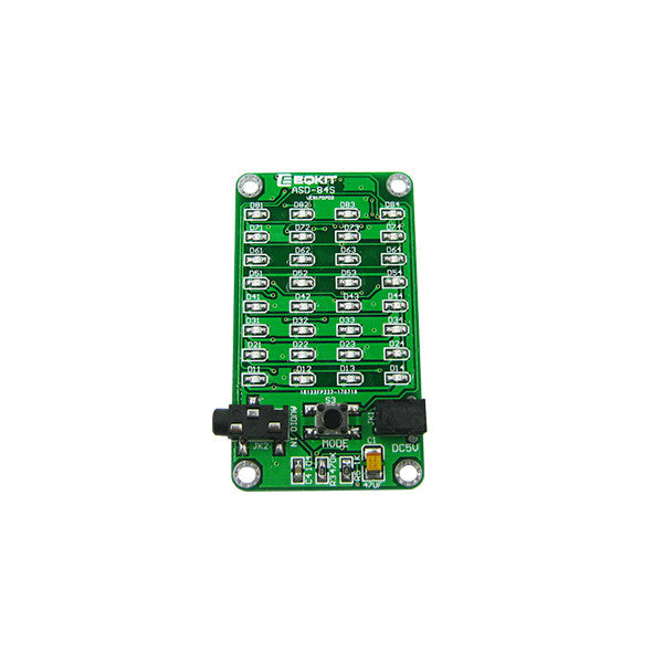 EQKIT 8*4 Level Indicator Kit SMD Soldering Practice Board Audio Spectrum Indicator