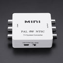 Mini PAL to NTSC NTSC to PAL P/N RCA Dual-Way Format TV Video System Converter Composite