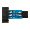 10 Pin To 6 Pin Adapter Board Connector For  ISP Interface Converter AVR AVRISP USBASP STK500 Standard