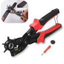 6 Sized Heavy Duty Leather Hole Punch Hand Pliers Belt Holes Punches Maker Tool