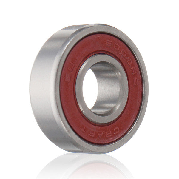 6000 2RS Ball Bearing 10x26x8mm Red Sealed Rubber Shields Deep Groove Ball Bearing