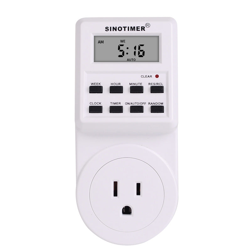 SINOTIMER 2 In 1 Kitchen Timer Switch Socket Convenient Adator And Timer Calculator