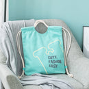 Jordan&Judy 2L Drawstring Canvas Backpack Leisure Shoulder Bag Handbag Outdoor Travel